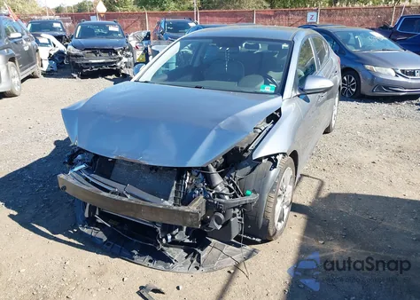 2018 Hyundai Elantra Limited from USA, damaged, VIN KMHD84LF8JU443116